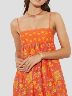 Alvita Strappy Bodice Maxi Dress