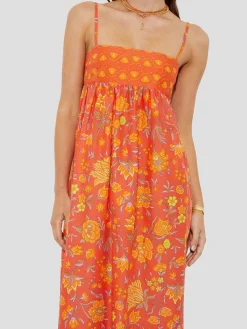 Alvita Strappy Bodice Maxi Dress