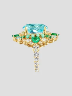 Aqua Poseidon Ring
