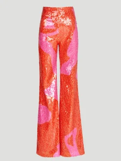Avellino Sequin Straight Leg Pant