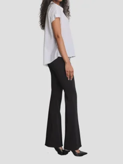 Bellini Flare Pant in Black Crepe