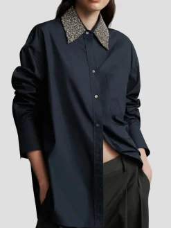Big Joe with Crystal Collar in Navy