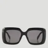 Black Shiny Bold Sunglasses