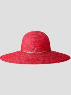 Blanche Red Straw Hat