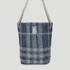 Burberry Small Lola Denim Bucket Bag