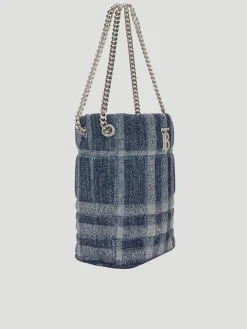 Burberry Small Lola Denim Bucket Bag
