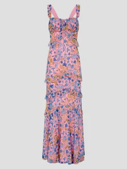 Chandra Dress in Taman Blush