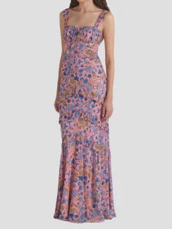Chandra Dress in Taman Blush