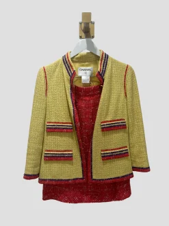 Chanel Spring 2006 Tweed Jacket and Skirt Set