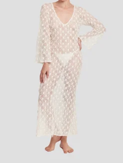 Chantilly Embroidered Long Dress