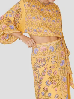 Darjeeling Wrap Maxi Skirt