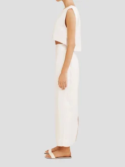 Emma Pencil Skirt in Ivory