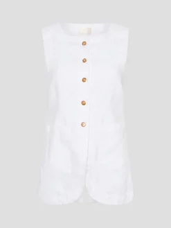 Emma Vest in Ivory