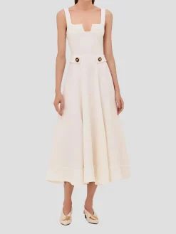 Fiore Dress in Pearl