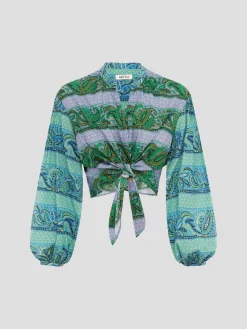 Fraiche Tie Front Shirt