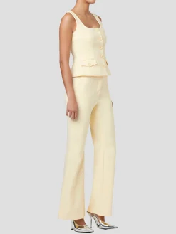 Gaia Flared Pant in Butter