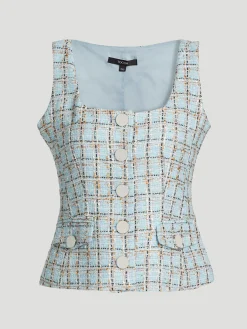 Georgia Tweed Tailored Vest