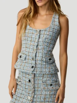 Georgia Tweed Tailored Vest