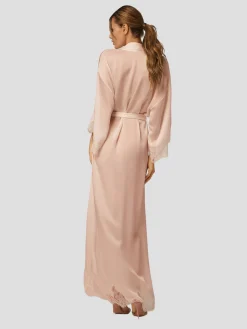 Giselle Long Robe in Blush
