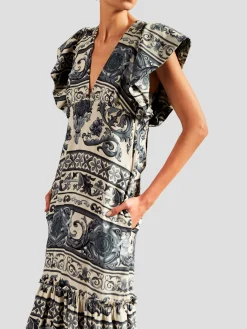 Hera Ruffled Long Dress