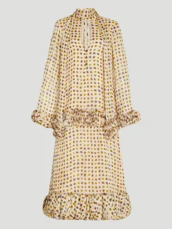 Hilana Painted Dot Dress