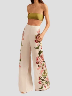 Inamorata Wide Leg Printed Pants