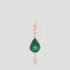 In Line Emerald Pendant