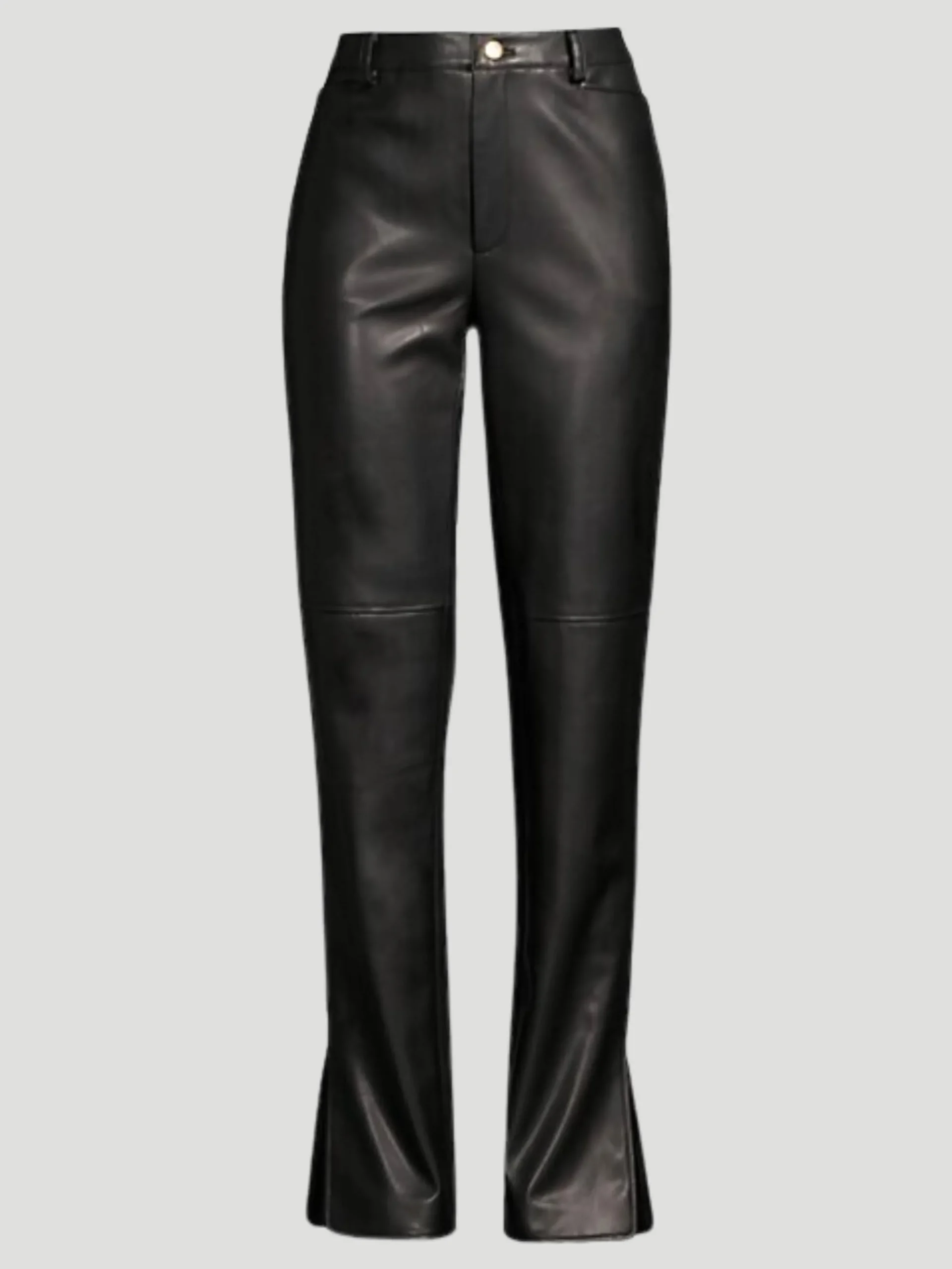 Iris Straight Leg Faux-Leather Pant