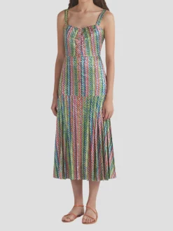 Karen Dress in Oblique Olive