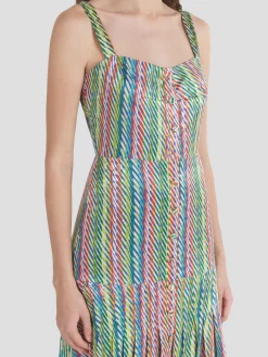 Karen Dress in Oblique Olive