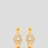 18k Yellow Gold Lucia Diamond Earrings