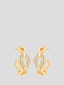 18k Yellow Gold Lucia Diamond Earrings