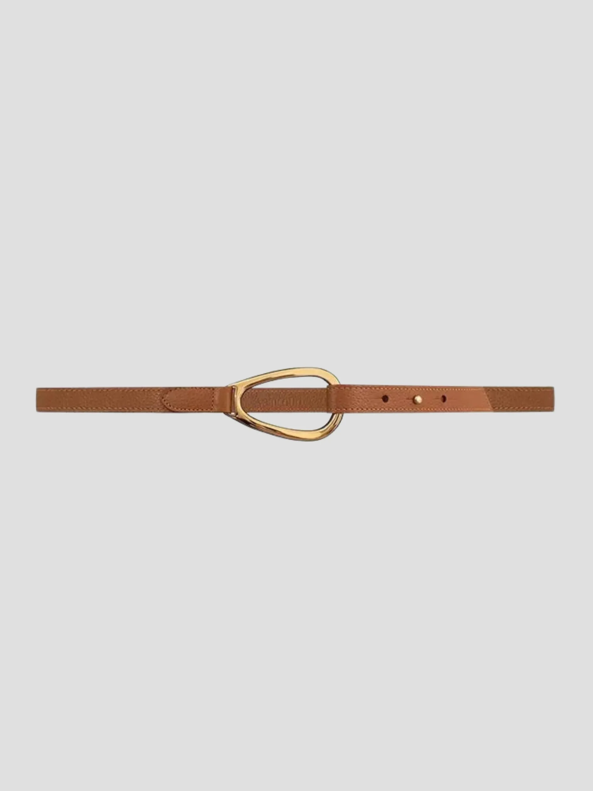 L'Adorable Calf Leather Belt in Camel