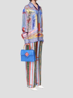 Le Palais En Fleur Silk Trousers