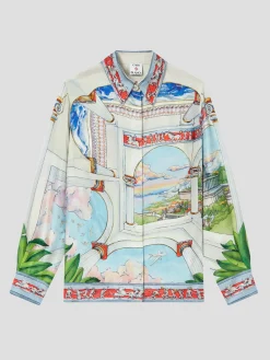 Long Sleeve Silk Shirt