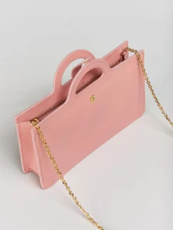 Long Wallet Crossbody in Blush