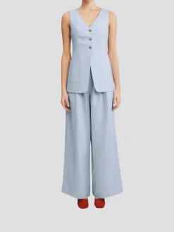 Lorenzo Linen Tailored Vest