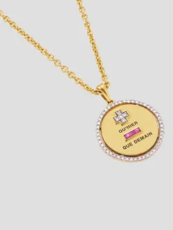Love Pendant Diamond Surround
