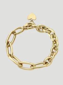 Luca Mixed Oval Paperclip Link Bracelet