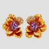 Magma Poppy Earrings