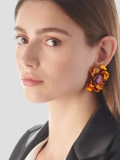 Magma Poppy Earrings