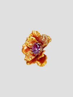 Magma Poppy Earrings
