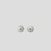 Memento White Mini Flower Earrings
