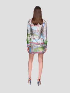 Mini Silk Skirt