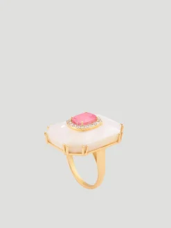 Mother of Pearl Statement Ring