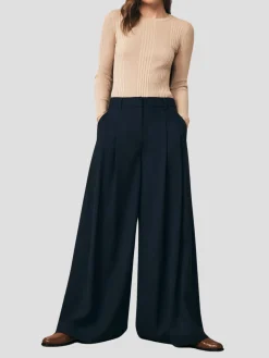 New Didi Wool Twill Pant in Charcoal