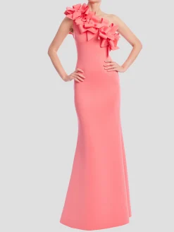 One Shoulder 3D Bow Dress