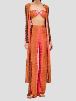 Orange Multi Retti Robe