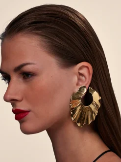 Palm Leaf Earrings