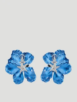 Paraiba Blue Poppy Earrings